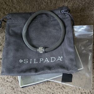 Silpada Mesh Together Stretch Bracelet
